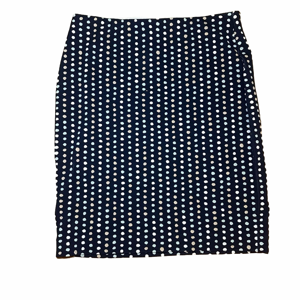 Ann Taylor Petites Polka Dot Multicolored Skirt Size 2P